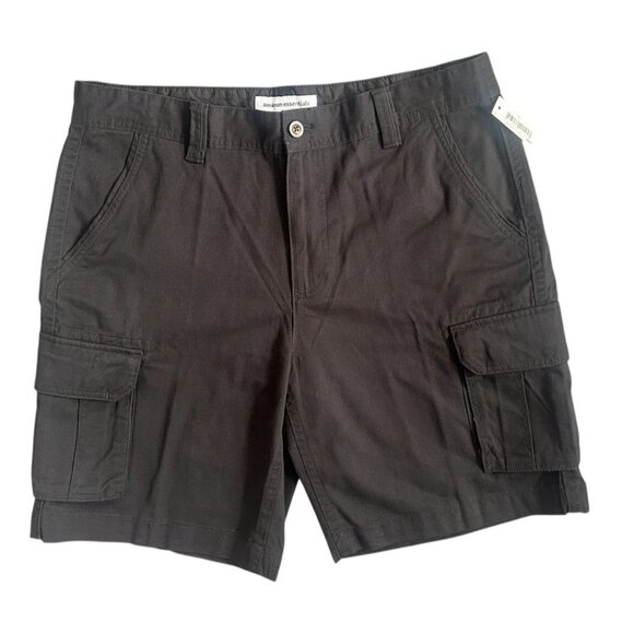Amazon Essentials Men's Classic-Fit Cargo Short 100% Cotton 10" Inseam Black 36W - Picture 2 of 10